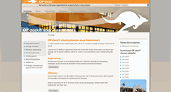 Desktop Screenshot of aannemers.op-deck.nl