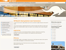 Tablet Screenshot of aannemers.op-deck.nl